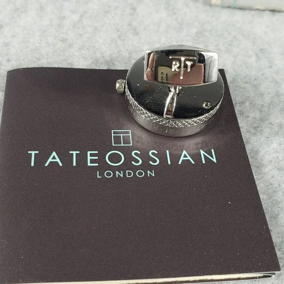 Tateossian London Mechanical‎ Cufflinks Sterling Silver Watch Movement Steampunk